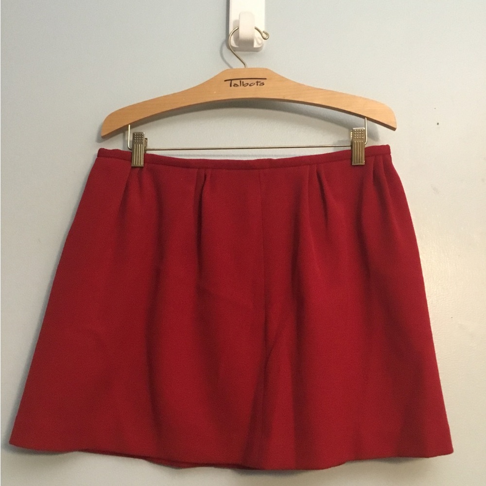Theory Cherry Red Textured Top